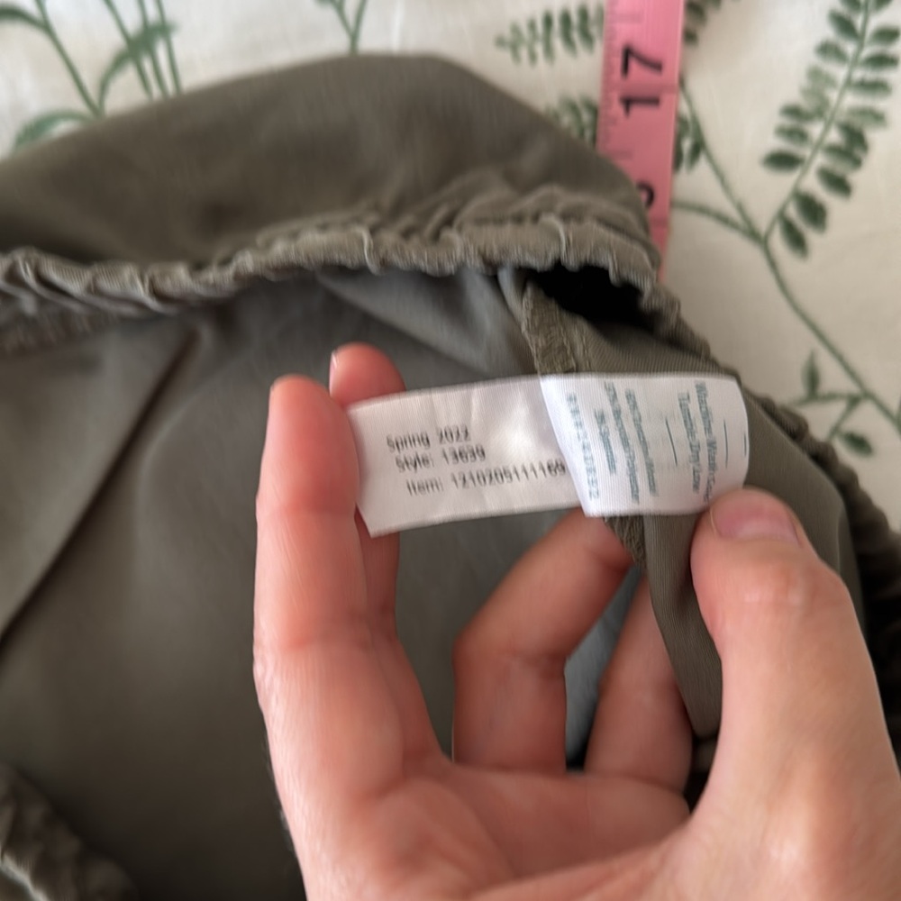 Marine Layer Allison Pant Olive Pants Size Small S - Picture 7 of 7
